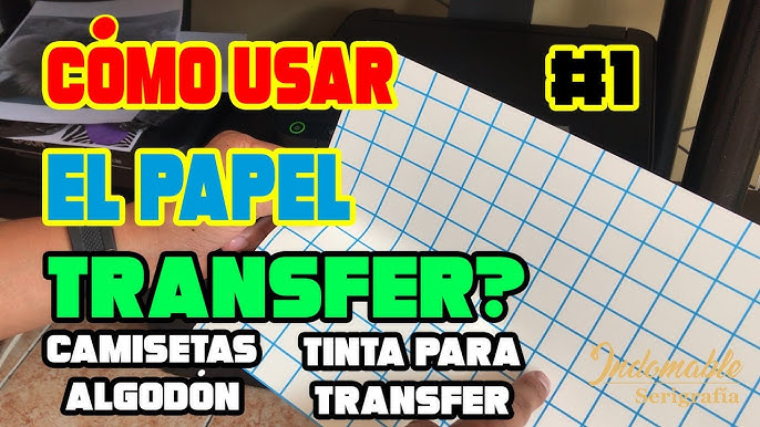 Como se Usa el Papel transfer 