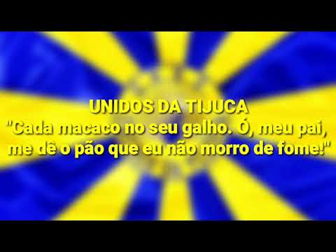 Unidos da Tijuca 2019 (LETRA E SAMBA)