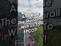 POV Monorail Ride to EPCOT WDW 🚝 | Quick Look #shorts