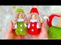 It&#39;s so Beautiful 💖🌟 Superb Cute Doll Making Idea with Yarn - You will Love It - DIY Christmas Craft