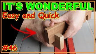 IT'S WONDERFUL, EASY, AND QUICK TO MAKE - STEP BY STEP WOODWORKING PROJECT (VIDEO #46) #woodworking