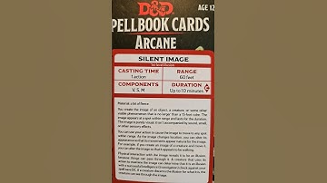 🐉 Silent image Arcane Dungeons & Dragons 5th edition #arcane #sorcerer #wizard #dnd #dnd5e #dndaily