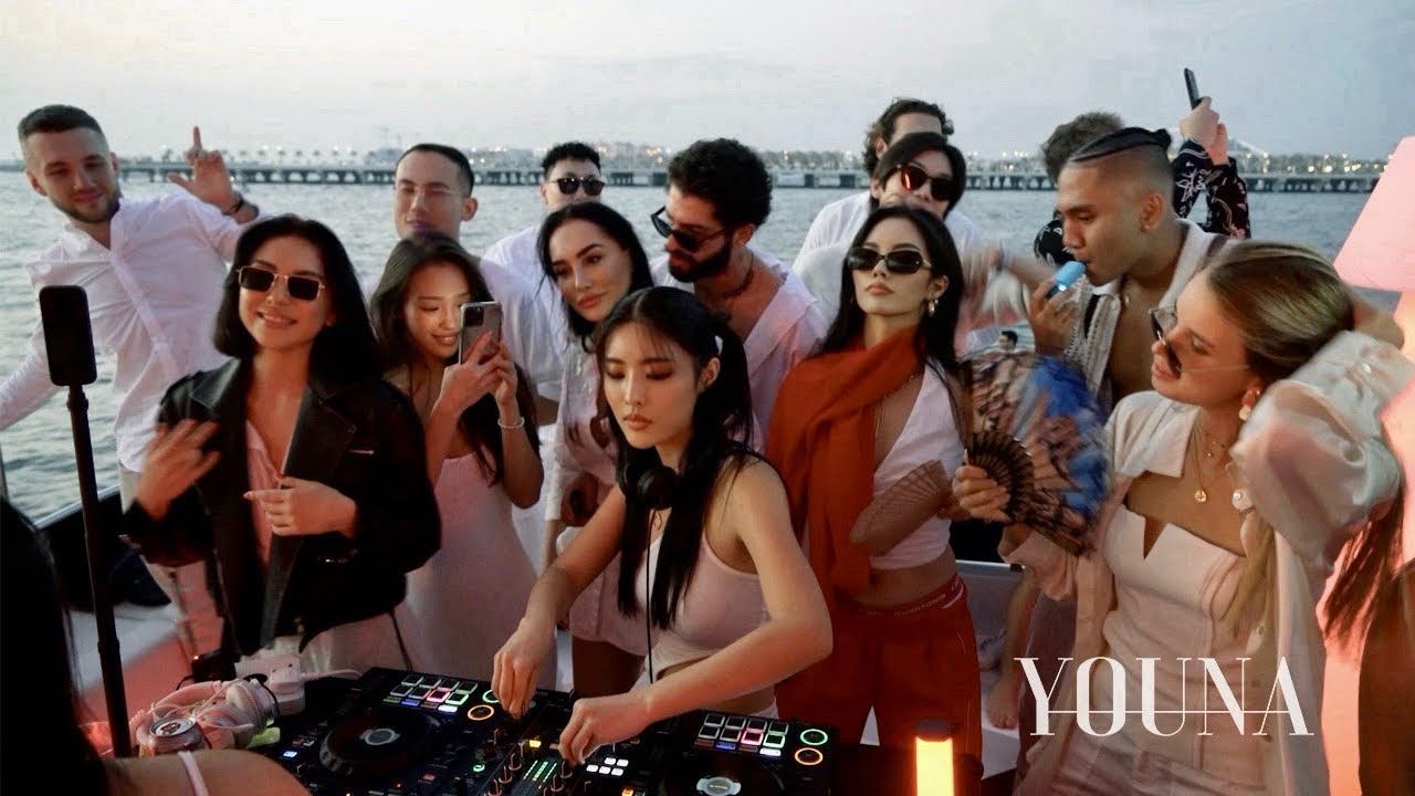 YOUNA   Melodic Techno  Progressive House DJ Mix 06  SOS Yacht Party I Dubai