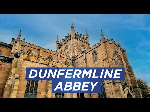 DUNFERMLINE ABBEY - Resting Place of KING ROBERT THE BRUCE - Scotland Walking Tour | 4K | 60FPS