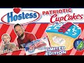 NEW HOSTESS Patriotic Cupcakes Review 🧁 ⭐️ Taste Test 2021