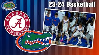 2023/2024 Alabama vs Florida Basketball: Uninterrupted Full Game Playback