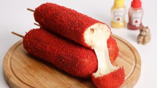 바삭 쫀득 치토스 치즈 핫도그 만들기 Cheetos Cheese Hot Dog Recipe