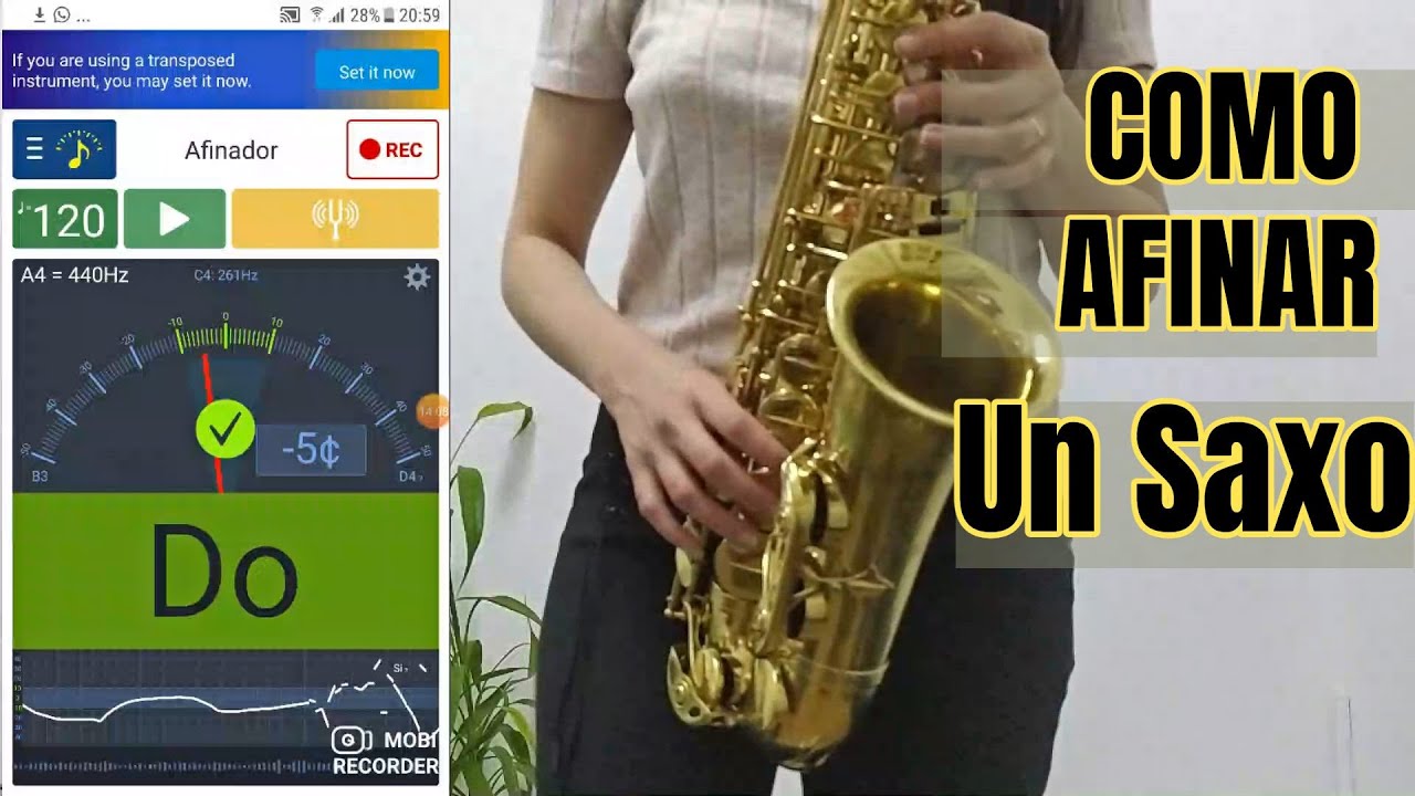 Como AFINAR un SAXOFÓN + TIPS + es un instrumento transpositor? Chords