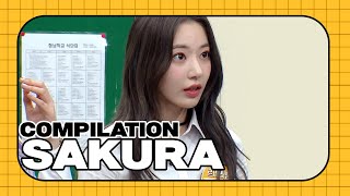 LE SSERAFIM SAKURA compilation (Turn on CC) screenshot 2