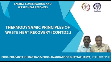 Lecture 07 : Thermodynamic principles of waste heat recovery (Contd.)2