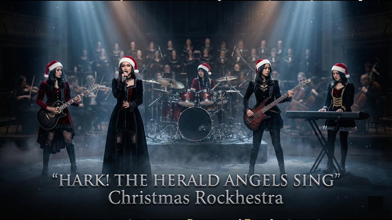 🎄 HARK! THE HERALD ANGELS SING - Christmas Rockhestra Version🎻 | 🎸Metal Symphony🎄