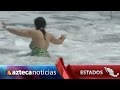 Video: mar de fondo se traga playas en Acapulco