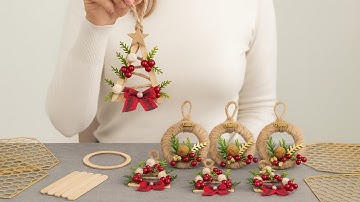 2 Easy Christmas Tree DIYs in 5 Minutes! 🎄✨|Christmas DIY