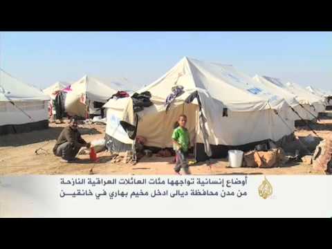 معاناة النازحين العراقيين بمخيم بهاري تازة بخانقين