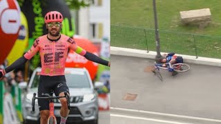 Tour des Alpes 2024 - Simon Carr la 4e étape, lourde chute de Chris Harper, Juan Pedro Lopez leader