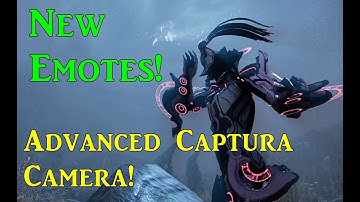 New Warframe Emotes! (With Advanced Camera Showcase!)