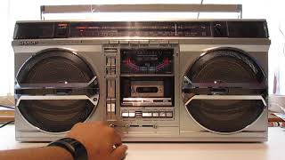 SHARP GF9000 1980S GHETTO BLASTER RETRO STEREO VERY RARE BOOMBOX BY SHARP GF9000