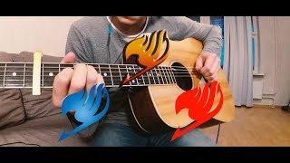 3 Best Fairy tail openings on acoustic guitar ( fingerstyle ) chords