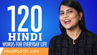 120 Hindi Words for Everyday Life - Basic Vocabulary #6