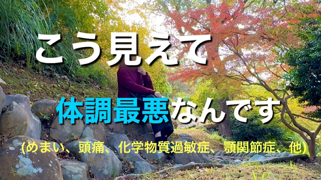 体調最悪な人生の生き方(めまい、頭痛、化学物質過敏症、顎関節症、他)《50代雑談》