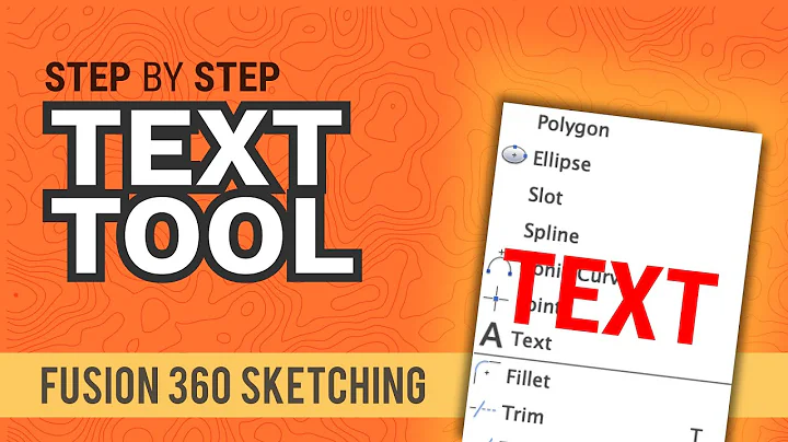 Master Text Creation in Fusion 360