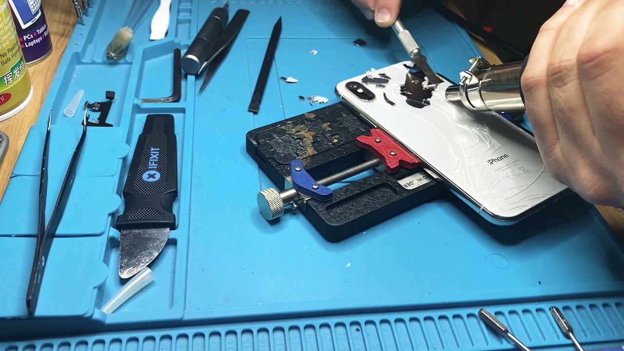 IPhone X Back Glass replacement YouTube IPhone X Back Glass replacement YouTube