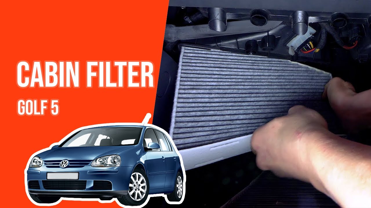 How to replace the cabin filter Golf mk5 👃 