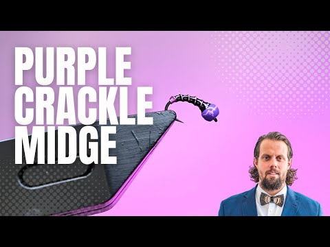 Purple Crackle Midge Fly Pattern Tutorial