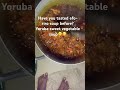 Have you tasted efo-riro soup before? Yoruba sweet vegetable soup😋😋