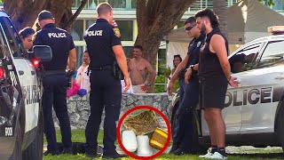 Dropping Drugs In Front of Cops!