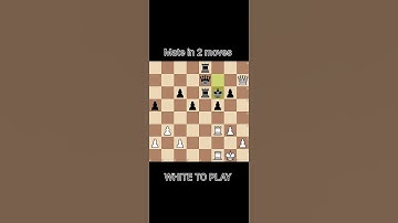 Mate in 2moves 😯 can you spot the moves 😯🧠#chess #shortsvideo #chessplayer #magnuscarlsen #trending