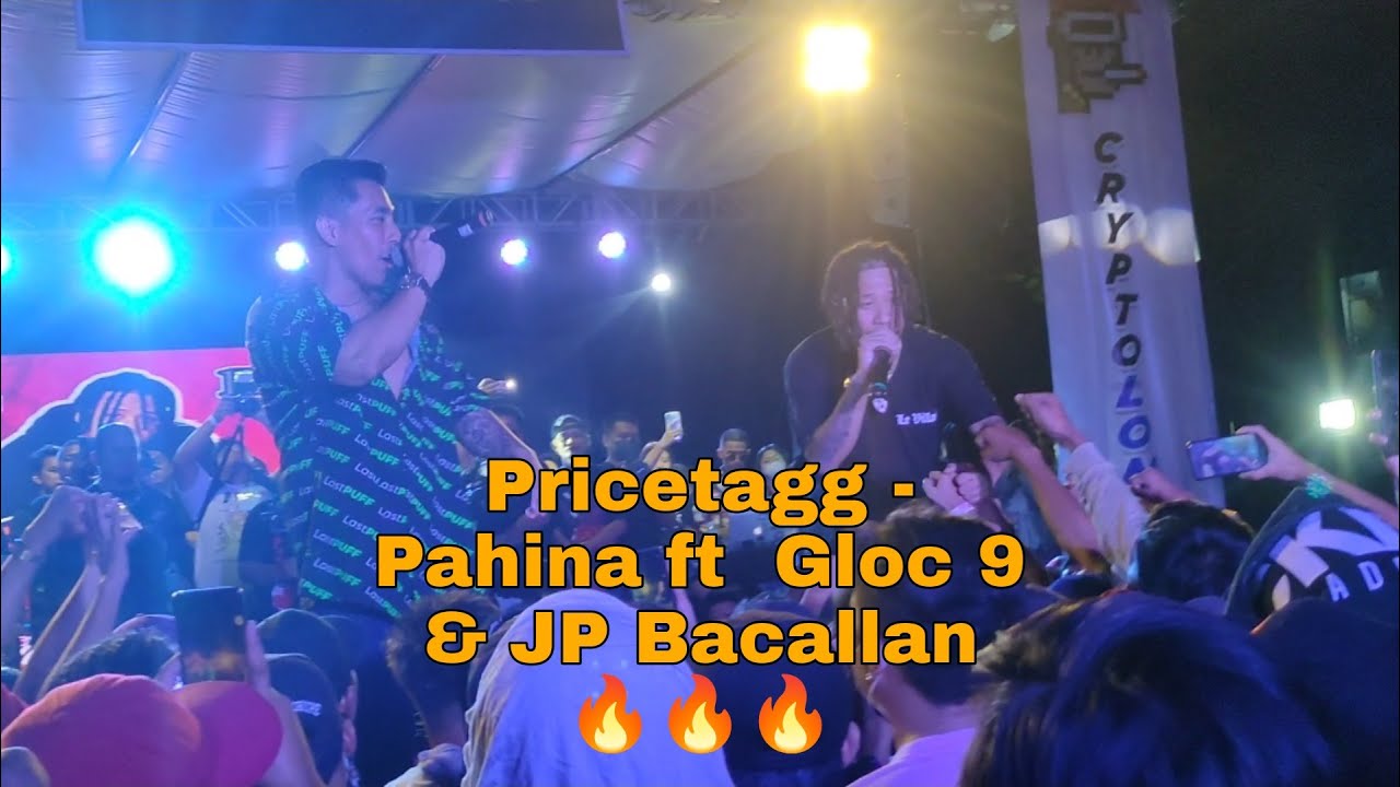 Pricetagg   PAHINA ft Gloc 9  JP Bacallan Live performance at Boss Toyos Birthday Bash