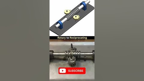 Rotary to Reciprocating Mechanism #3ddesign #mechanical #mechanism #engineering #cad #mech #3d