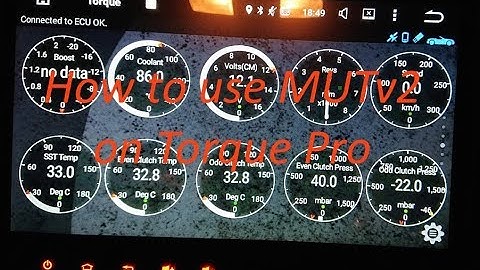 How to use MUTv2 with Torque Pro on Evo X