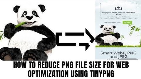 How to reduce PNG File for Web Optimizing using TinyPNG