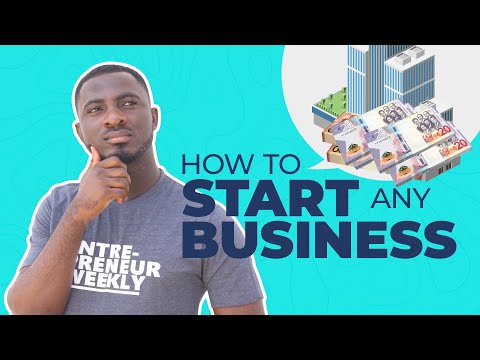 Como para iniciar qualquer negócio (com este modelo 5-Step)