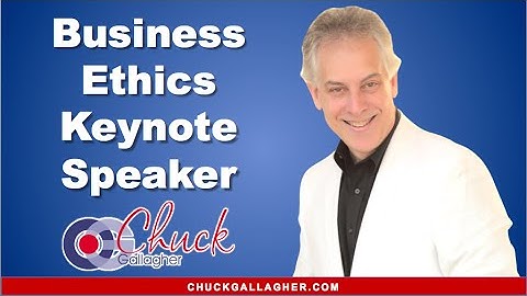 Business Ethics Speaker - Keynote Speaker Presentation Video