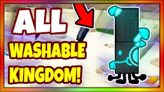 HOW TO GET ALL *20* WASHABLE KINGDOM MARKERS + BADGES IN FIND THE MARKERS || Roblox