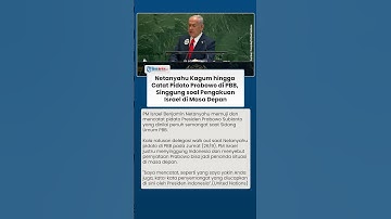 Netanyahu Kagum! Catat Pidato Prabowo di PBB, Singgung Negara Muslim & Pengakuan Israel Masa Depan