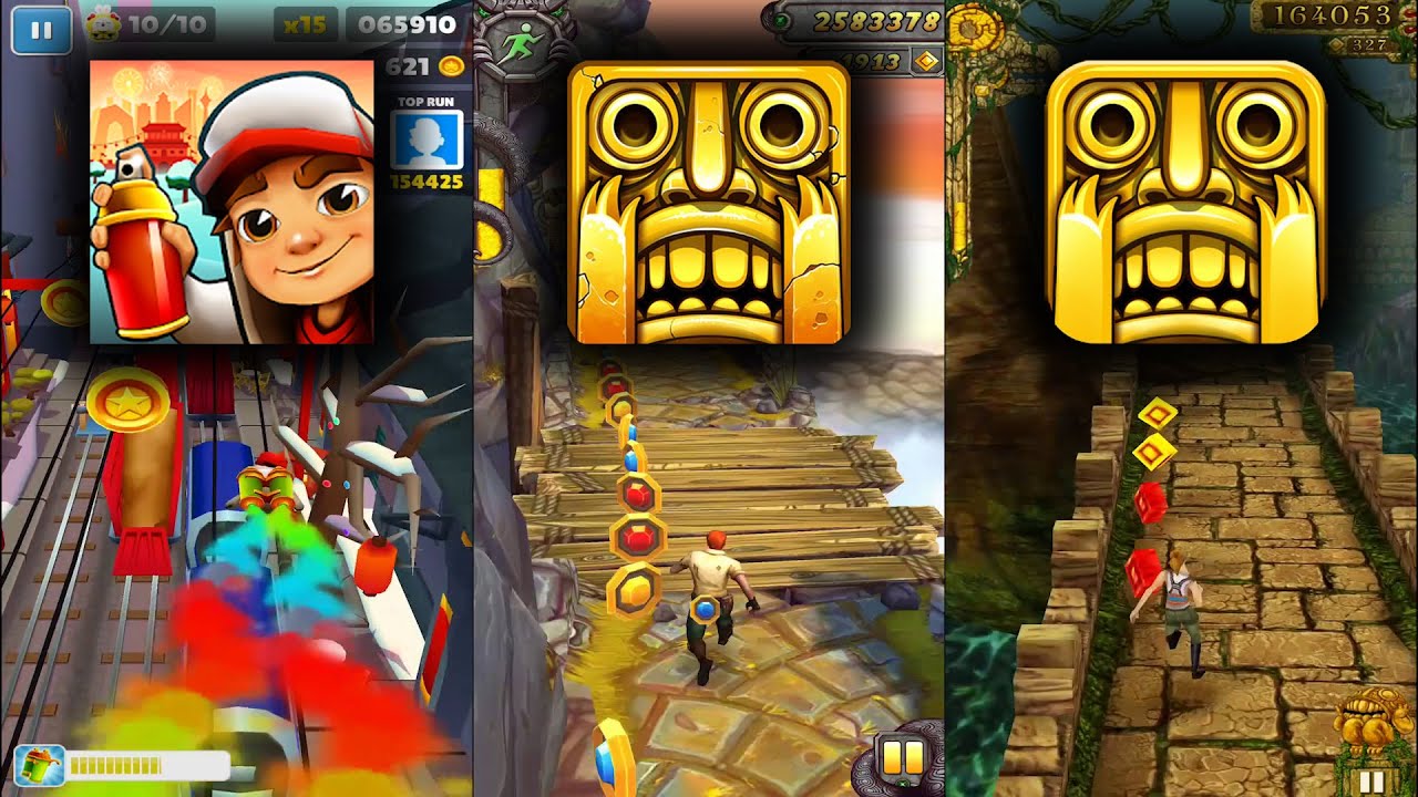 Subway Surfers Beijing Vs Temple Run 2 Sky Summit Vs Temple Run ...