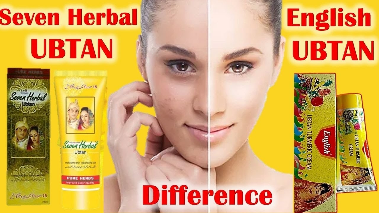 Seven Herbal ubtan cream & English ubtan turmeric cream review ubtan