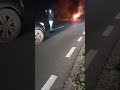 Autoturism în flăcări între Arad și Șiria - 25.04.2024