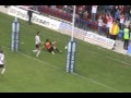 Danny speakman 80m try for leigh centurions vs widnes vikings 2006