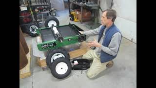 BCS Compost Spreader Larger Wheel Upgrade
