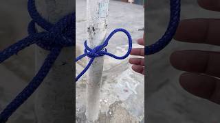 Super Easy Knot Hack #gtknot #bowlineknots #rope #knots #camping #shorts