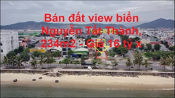 Video 2 lô đất Mặt tiền Nguyễn Tất Thành, Giá Sụp