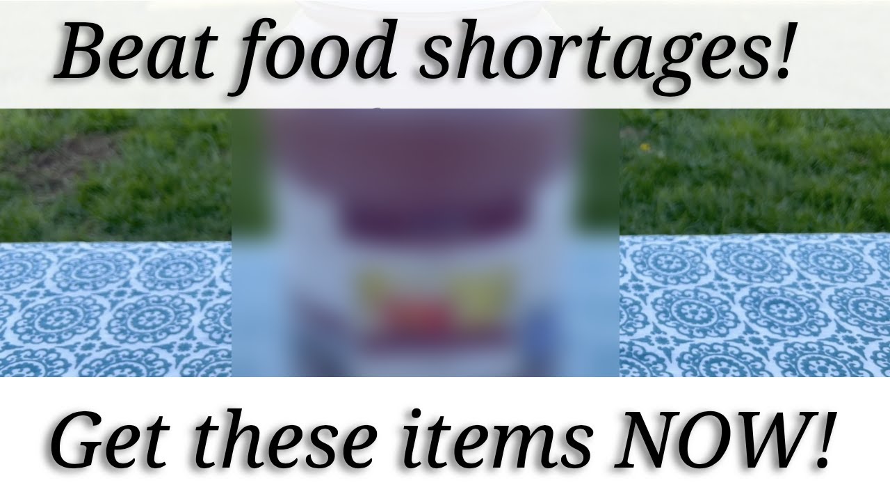 14 MUST have pantry items - Long term food storage - YouTube