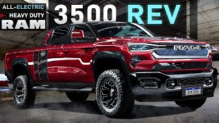 AllElectric RAM 3500 REV  FIRST EVER Electric Heavy Duty Comes from RAM Trucks?