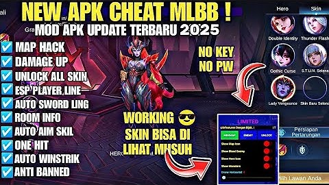 Script cheat mobile legends terbaru 2025 || MAP HACK ~ DAMAGE ONE HIT || New season 100% WORK