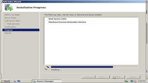 How to install IIS on Windows Server 2008